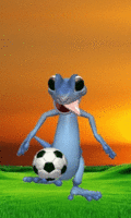 Инопланетная лягушка-футболист