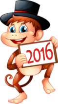 Веселая обезьянка 2016