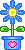 Голубой цветочек