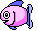 Розовая рыба